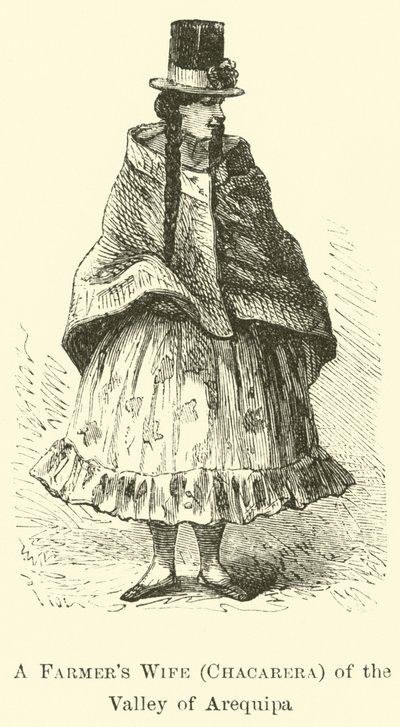 Esposa de un Granjero (Chacarera) del Valle de Arequipa de Edouard Riou